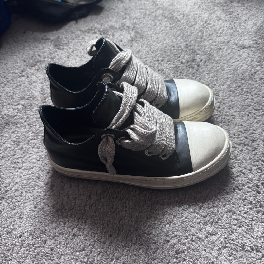 Jumbo Lace Leather Rick Owens Shoes